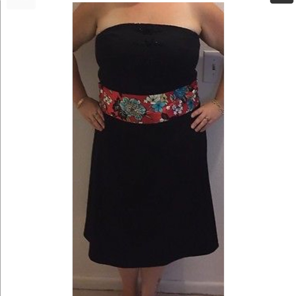 Torrid Asian Style Tube Top Dress! 1 1X 16